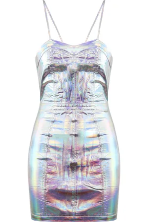 Armani Exchange Metallic Womens Dress - Size UK 0-2 (Womens)