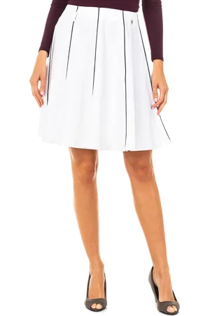 La Martina Womens Flared skirt with inner lining JWK004 woman - - Size EU 46