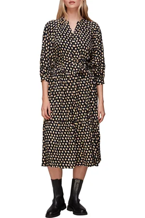 Whistles Womens Twisting Tulips Trapeze Dress - - Size 8 UK