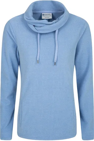 Mountain Warehouse Womens/Ladies Hebridean Cowl Neck Fleece Top (Pale ) - Size 20 UK
