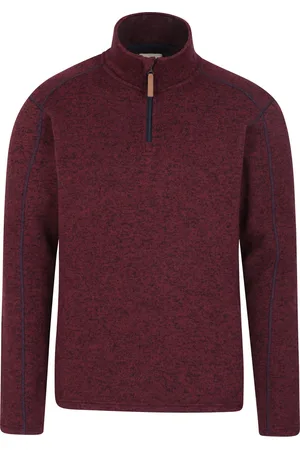 Mountain Warehouse Mens Idris II Half Zip Fleece Top (Dark ) - Size X-Small