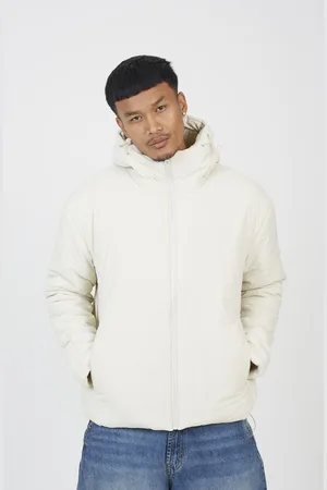 Brave Soul Mens Padded Hooded Jacket - Size Large