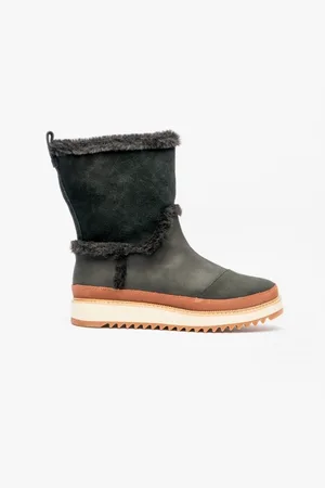 TOMS MAKENNA Womens Leather Boots - Size UK 5