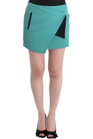Costume National WoMens wrap mini skirt material_viscose - Size IT 40 (Womens)