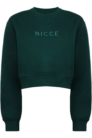 Nicce London Womens Era Mens Cropped Sweater Cotton - Size 2XS