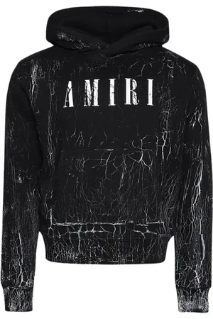 AMIRI Mens Cracked Dye Core Logo Hoodie Cotton - Size Small