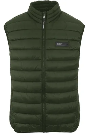 Philipp Plein Mens Patch Logo Gilet Jacket - Size 2XL