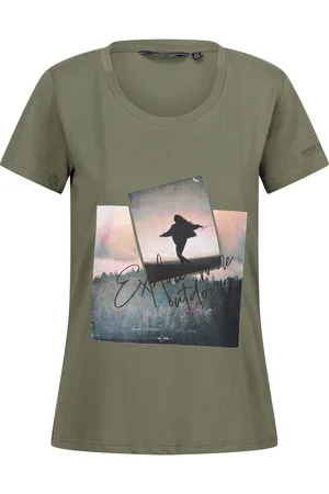 Regatta Womens/Ladies Filandra VIII Photograph T-Shirt (Four Leaf Clover) - - Size 12 UK