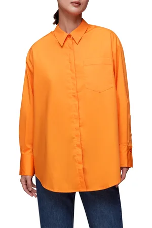 Whistles Womens Oversized Button Up Shirt - - Size 8 UK