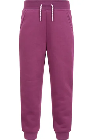 Mountain Warehouse Kids Unisex Childrens/Kids Alpine Faux Fur Lined Jogging Bottoms - Size 13Y