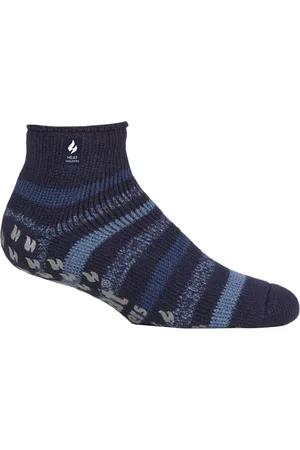 Heat Holders Mens Low Cut Thermal Slipper Socks - - Size UK 6-11