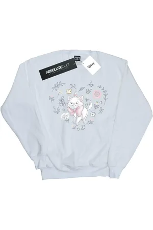 Disney Girls The Aristocats Marie Heart Sweatshirt - Size 3-4Y