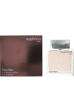 Calvin Klein Mens Euphoria Eau de Toilette 100ml Spray For Him - - One Size