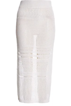 Quiz Womens Crochet Midi Skirt - Size Large