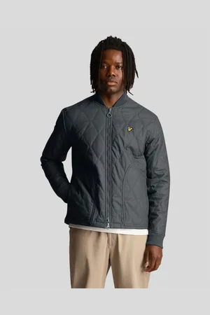 Lyle & Scott Mens Branded Blue Short Lightweight Jacket - Size X-Large