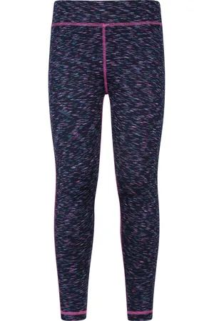 Mountain Warehouse Girls Kayleigh II Space Dye Leggings (Indigo) - - Size 3-4Y