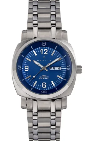 Nautis Mens Stealth Bracelet Watch w/Day/Date - Stainless Steel - One Size