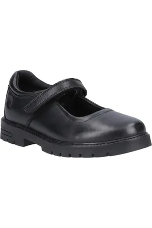 Hush Puppies TANYA Girls Leather School Shoes - Size UK 11 Kids