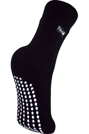 THMO Girls Kids Indoor Slipper Socks with Grippers