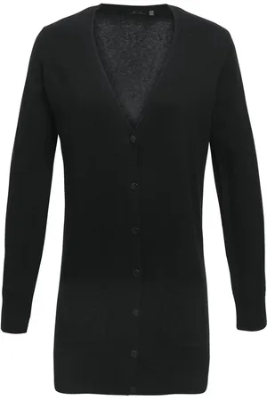 Premier Womens/Ladies Longline V Neck Cardigan - Size 12 UK