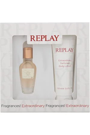 Replay Womens Jeans Original For Her 2 Piece Gift Set: Eau De Toilette 20ml - Body Lotion 100ml - - One Size