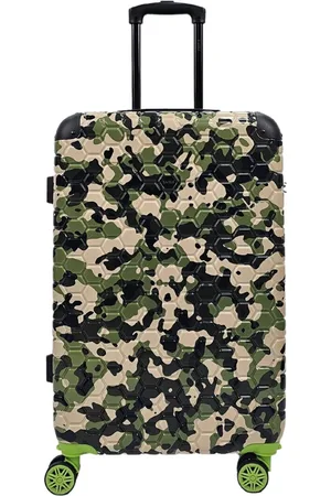 Infinity Unisex Hardshell Cabin Suitcase Robust 8 Wheel ABS Luggage Travel Bag - - Size Medium
