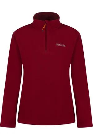 Regatta Great Outdoors Womens/Ladies Sweetheart 1/4 Zip Fleece Top (Rumba ) material_polyester - Size 22 UK