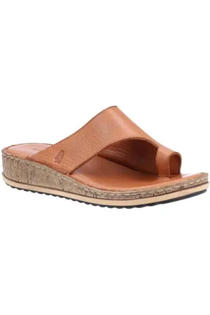 Hush Puppies Womens/Ladies Elissa Suede Sandals ( /Cream) - Size UK 7
