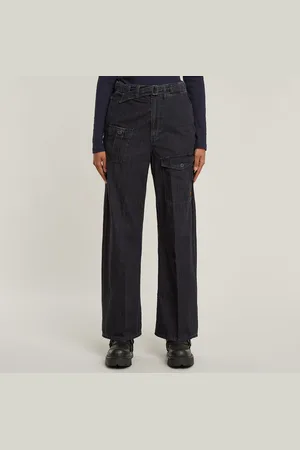 G-Star Womens G-Star RAW Belted Cargo Loose Jeans - Cotton - Size 27W/32L