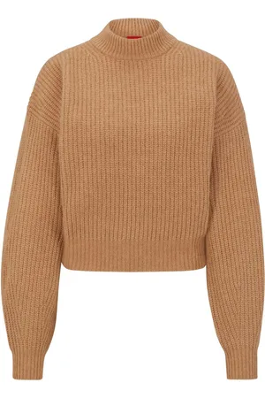 HUGO BOSS Womens Sismia Sweater in Wool - Size 8 UK