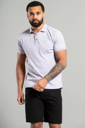 Kensington Eastside Mens Short Sleeve Cotton-Rich Polo Shirt - Size Large
