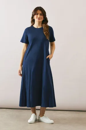 wallis Womens Premium Jersey T-shirt Dress - Cotton - Size Medium
