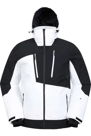 Mountain Warehouse Mens Supernova Waterproof Ski Jacket (Blue/Off White) - - Size 3XL