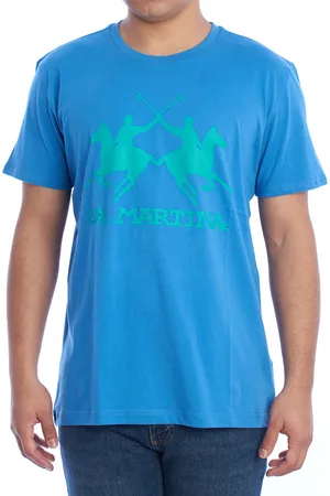 La Martina YMR001-JS206 Mens Regular Fit Short Sleeve T-Shirt - - Size X-Large
