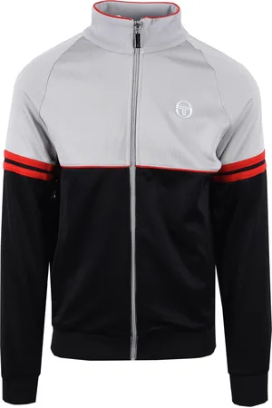 Sergio Tacchini Mens Orion Track Top /black/red - Size 3XL
