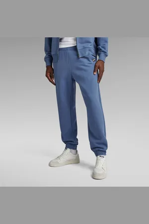 G-Star Mens G-Star RAW Unisex Essential Loose Tapered Sweat Pants - Cotton - Size X-Small