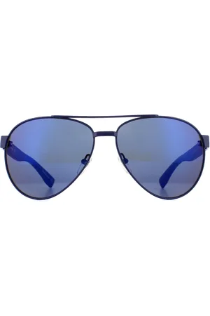 Lacoste Mens Classic Aviator Sunglasses - , Size: 60x14x140mm Metal - Size 60x14x140mm