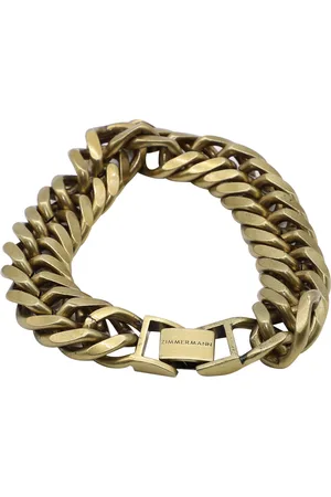 ZIMMERMANN Pre-owned Womens Curb Link Anklet in Burnished Metal Tone - One Size