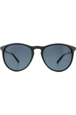 Polaroid Cat Eye Womens Matt Grey Gradient Polarized Sunglasses - One Size