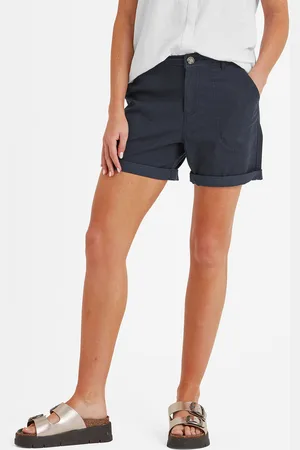 Tog 24 Canvey Womens Chino Shorts Dark Indigo - - Size 14 UK