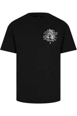 AMIRI Mens Precious Memories Logo T-Shirt - Size Medium