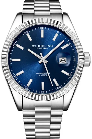 Stuhrling Mens Lineage 3935 Quartz 42mm Classic - - One Size
