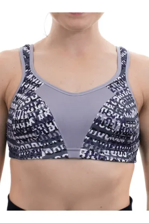 Shock Absorber Womens Active Multiwear Sports Bra Print Logo - - Size 30E