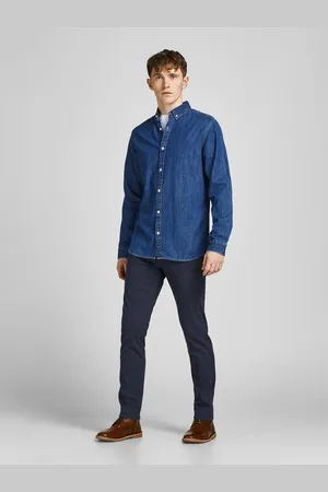 JACK & JONES Mens Slim Fit Jeans Denim Pants Casual - - Size 29W/32L