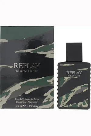 Replay Mens Signature For Man Eau De Toilette 30ml - One Size