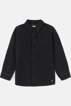 Angel & Rocket Boys Colter Washed Textured Shirt - Size 6Y