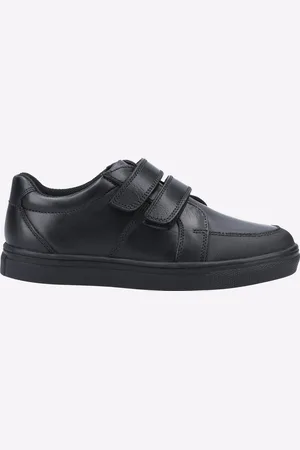 Hush Puppies Childrens Unisex Santos LEATHER MEMORY FOAM Junior Boys - - Size UK 11 Kids