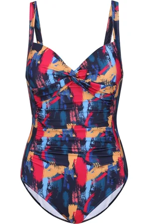 Regatta Womens/Ladies Sakari Brush Stroke Tummy Control One Piece Swimsuit ( /Brushstroke) - Size 8 UK