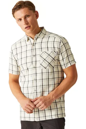 Regatta Mens Mindano VIII Short Sleeve Shirt - - Size Large