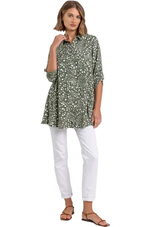 Roman Womens Ditsy Spot Tunic Blouse - - Size 10 UK